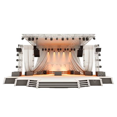 Concert Stage Design Clip Art