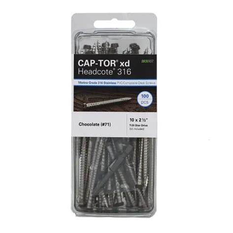CAP-TOR XD 316SS JAVA 73 100CT 149642 at Lowes.com