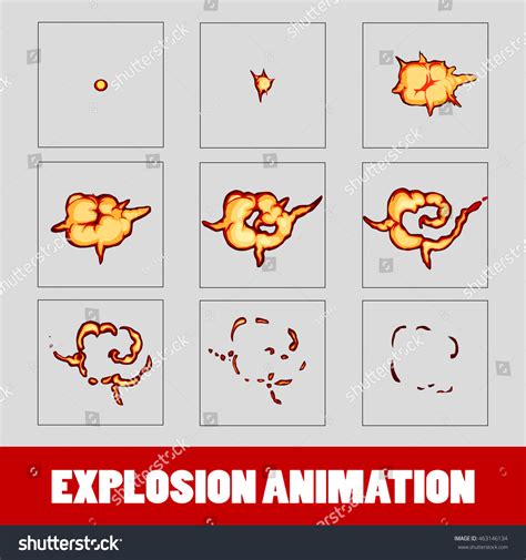 Explosion Sprite Animation 的图像结果