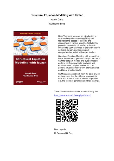 Image result for Structural Equation Modeling Training