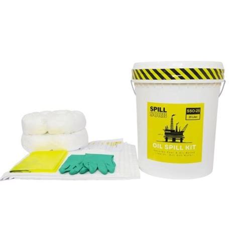Jual Spill Kit Penyerap Cairan Minyak 25 Liter 7 Gallon Oil Spill Kit ...
