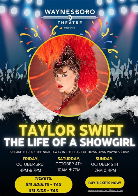 Taylor Swift The Life of A Showgirl Movie Event, 75 W. Main St ...