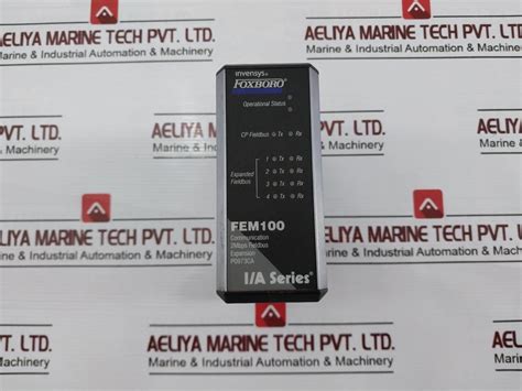 Foxboro Fem100 I/A Series Fieldbus Expansion Unit 24Vdc – Aeliya Marine ...