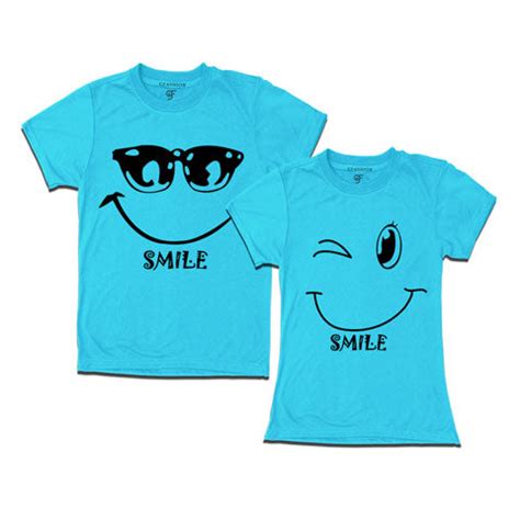 smile-couple tees | couple t shirts – GFASHION