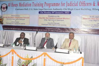 HC Chief Justice for use of knowledge and experience in mediation ...