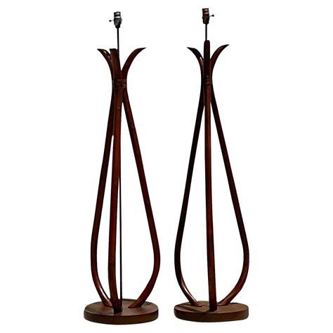 Vintage Organic Modern Coastal Style Seashell Filled Lucite Floor Lamp ...