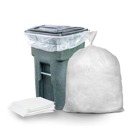 Snapklik.com : Plasticplace 64-65 Gallon Trash Can Liners For Toter 1.5 ...
