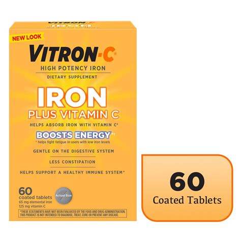 Vitron-C Iron Supplement, Immunity Support Iron Supplements with ...
