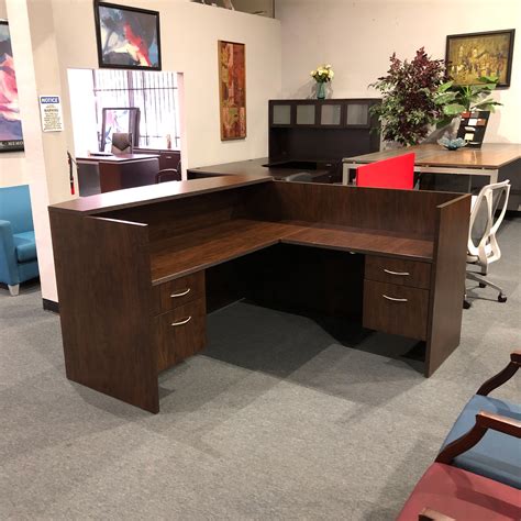 L-Shaped Receptionist... | Kalico Office Furniture