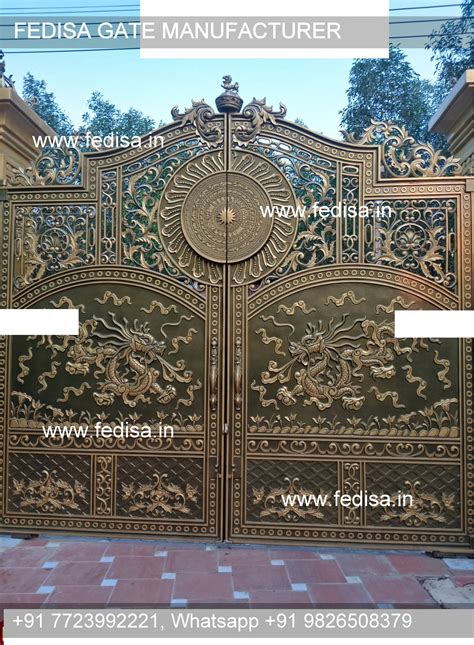 Simple Gate Design Steel Gate Laser Cutting Design Compound Grill Gate ...