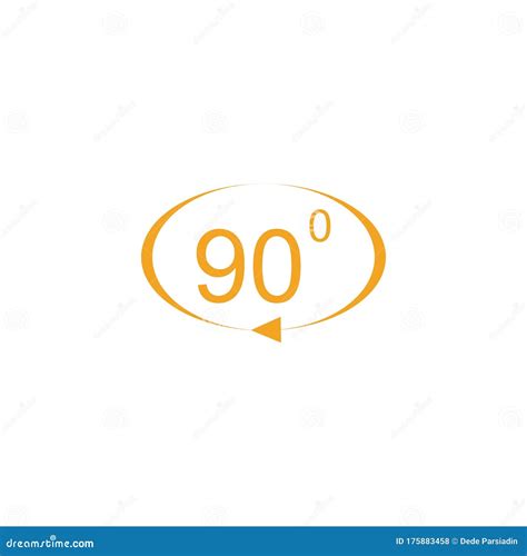 Angle 90 Degrees Sign Icon. Geometry Math Symbol. Right Angle. Classic Flat Icon. Colored ...