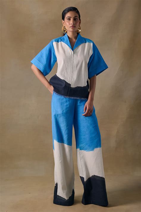 Blue Washed co-ord set – Pocketful of Cherrie