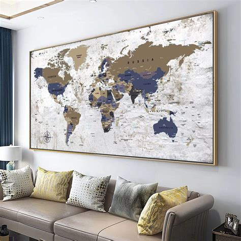 Framed World Map 的图像结果