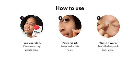 Mighty Patch Mighty Hero Cosmetics Patches Hydrocolloid Acne Absorbing ...