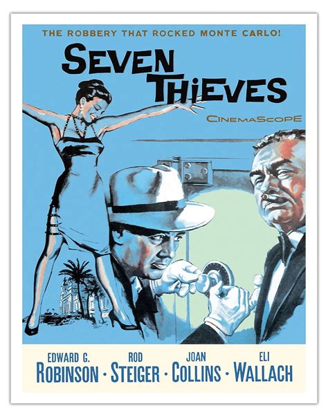Seven Thieves - Starring Edward G Robinson, Rod Steiger, Joan Collins ...
