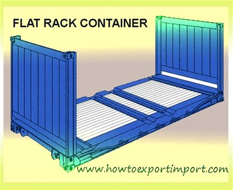 20’ Flat Rack Container