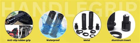 Vagary Barracuda Handle Grip with Metal Handlebar Handle Bar Grip for ...