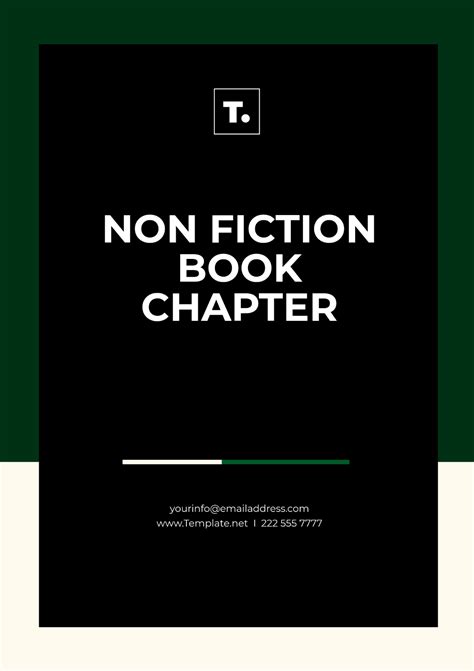 Free Non Fiction Book Chapter Template to Edit Online