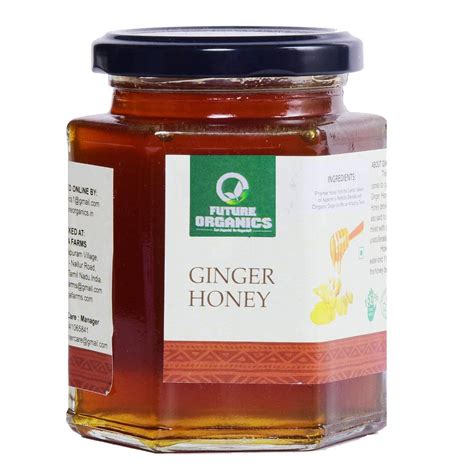Future Organics Pure Healthy Ginger Honey 100% Natural - 350 Grams ...