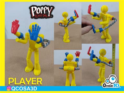 🎨 POPPY PLAYTIME - PLAYER・ STL File for 3D printing・Cults