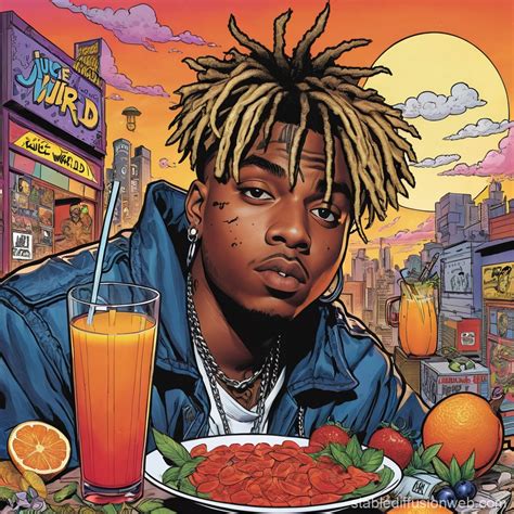 Juice WRLD's Emotional Album Cover Art | Stable Diffusion Online