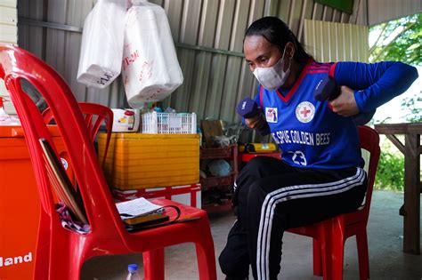 Basketball Star From Cambodia's Wheelchair Team Sharpens Her Skills Via ...