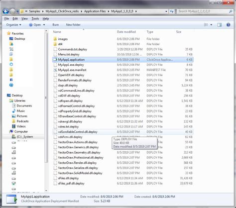 70001589 Using vdAnyCPUSxS.zip to create a ClickOnce installation for ...