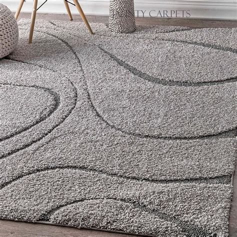 Buy JAUNTY CARPETS Modern Shag Area Rugs Living Room Carpet with 2 inch ...