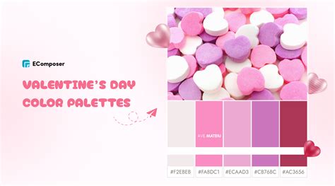 Valentine’s Day Colors - Romantic Color Palettes 2025 – EComposer