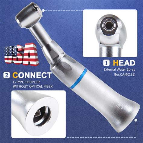 Nsk S NSK Style Dental Low Speed Contra Angle Handpiece - E-Type Push ...
