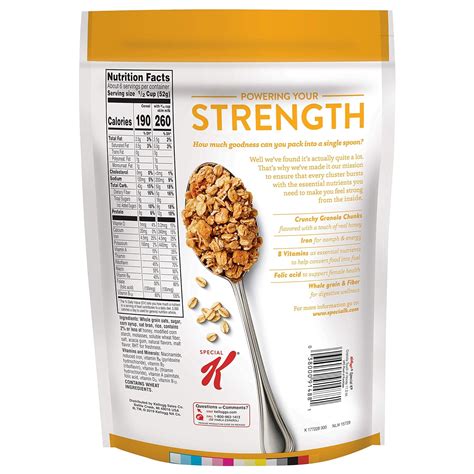 Buy Kellogg's Special K, Granola, Touch of Honey, Breakfast Cereal, Low ...