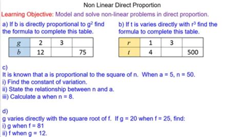 Image result for Direct Proportion Non Calculator
