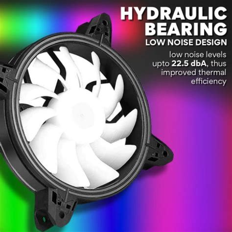 F2 Addressable RGB 120mm aRGB Fan 3 in 1 with Remote
