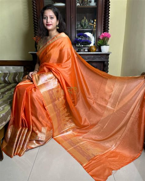 Handwoven Banarasi Ghat Warm Silk Saree – Bong Trendz