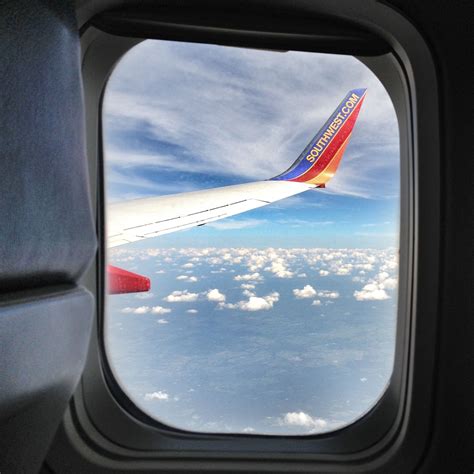 Airplane Window Seat View