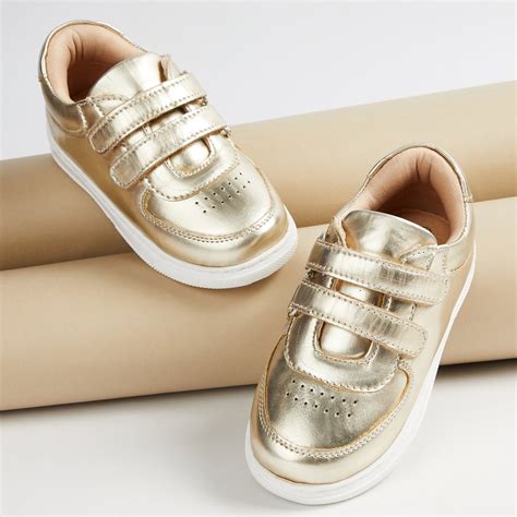 Buy Juniors Metallic Shoes with Velcro Closure from Juniors at just INR ...