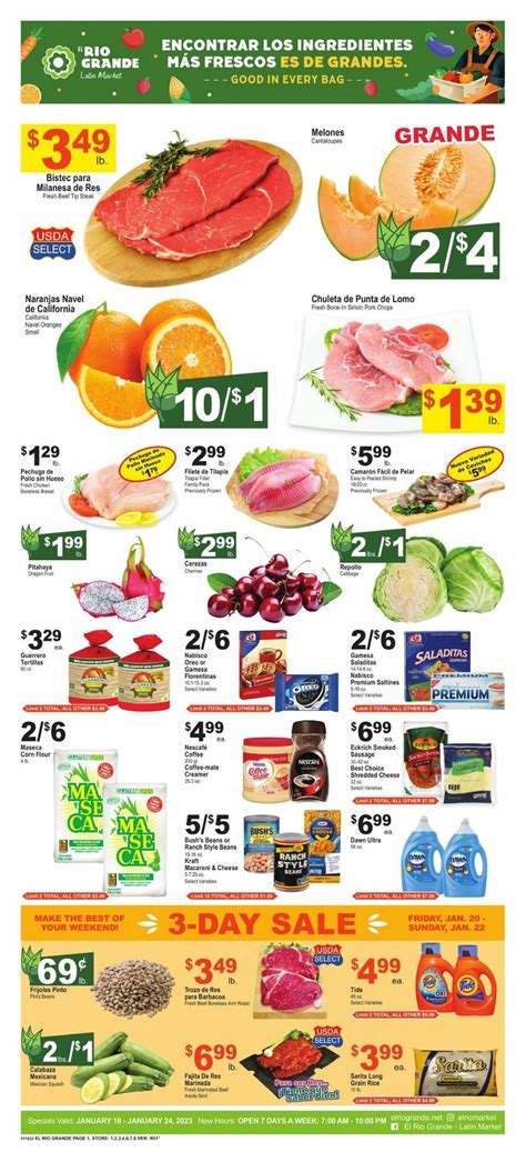 El Rio Grande Ad Circular - 01/18 - 01/24/2023 | Rabato