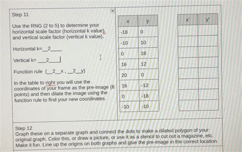Solved: Use the RNG (2 to 5) to determine your horizontal scale factor ...
