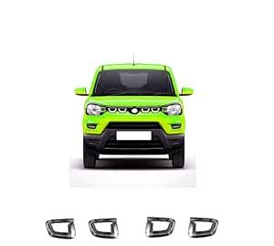DOSSVICK Spresso Front Grill Double Plated Chrome Appliques -Set of 4 ...