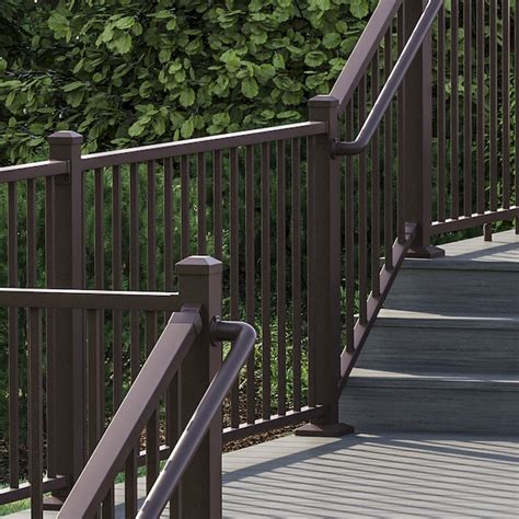 Deckorators ADA Handrail Weathered brown Aluminum Post connector in the ...