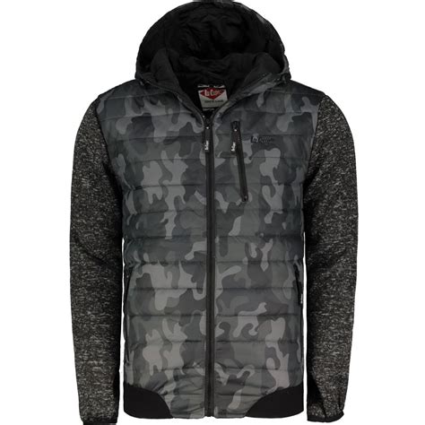 Lee Cooper Padded Camo Jacket Mens