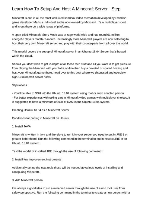 Minecraft Server Setup Tutorial 的图像结果