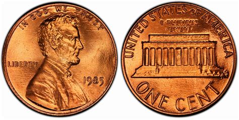 1985 Penny Value: are "D", "S", No mint mark worth money?