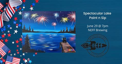Spectacular Lake Paint n Sip - NEFF Brewing, NEFF Brewing (321 S ...