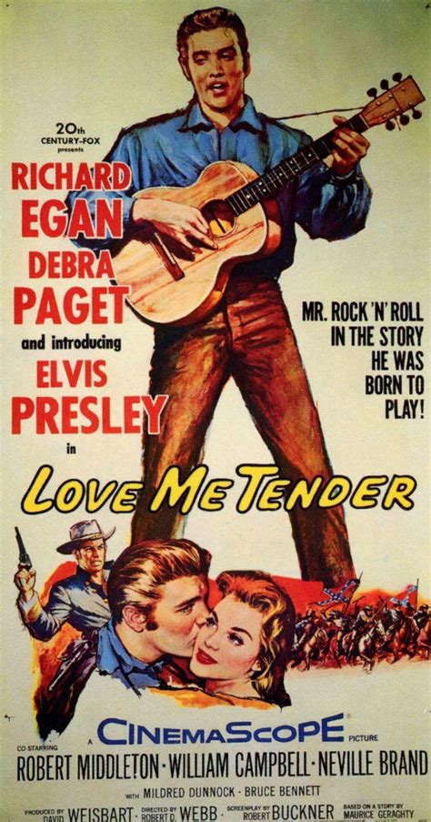 Love Me Tender starring Elvis Presley | Elvis presley, Filmplakate ...