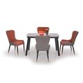 Buy Alaska Grey Natural Stone 6 Seater Dining Set Online @ Durian