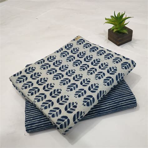 Pure Cotton Handblock Printed 2PC Top-Bottom Set – agasthaindia