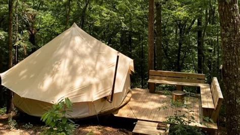 FF2 Hillside Bell Tent/Woodstove Parksland Retreat - Yurts for Rent in ...