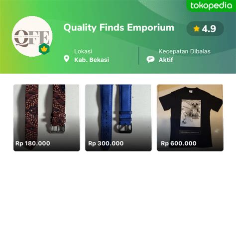 Toko Quality Finds Emporium Online - Produk Lengkap & Harga Terbaik ...