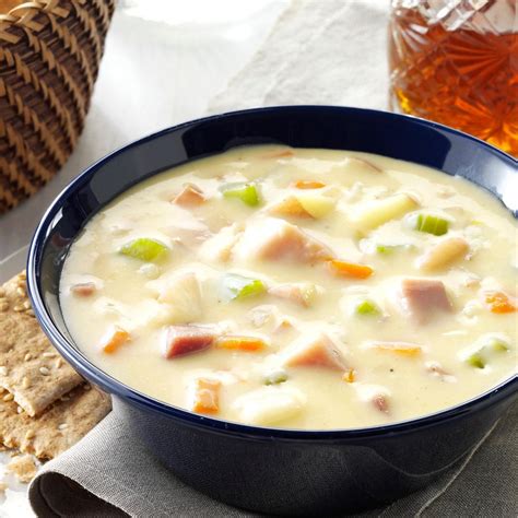 Cheddar Potato Chowder Recipe | Taste of Home